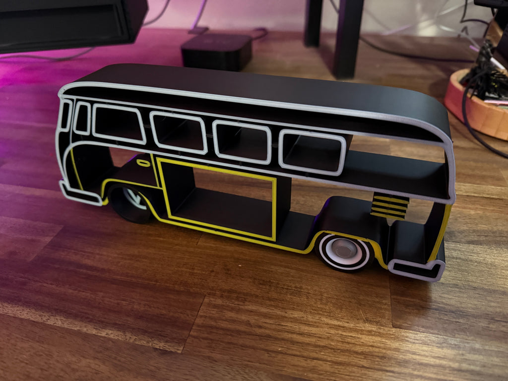 VW Kombi 1967 Inspired Silhouette Desk Decor